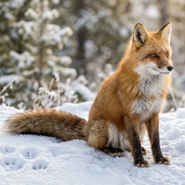 Fox in Snow