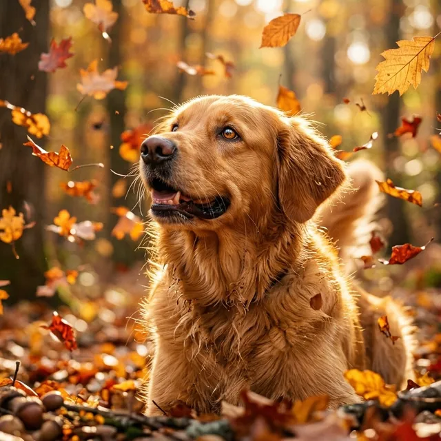 Golden Hour Autumn Reverie Portrait