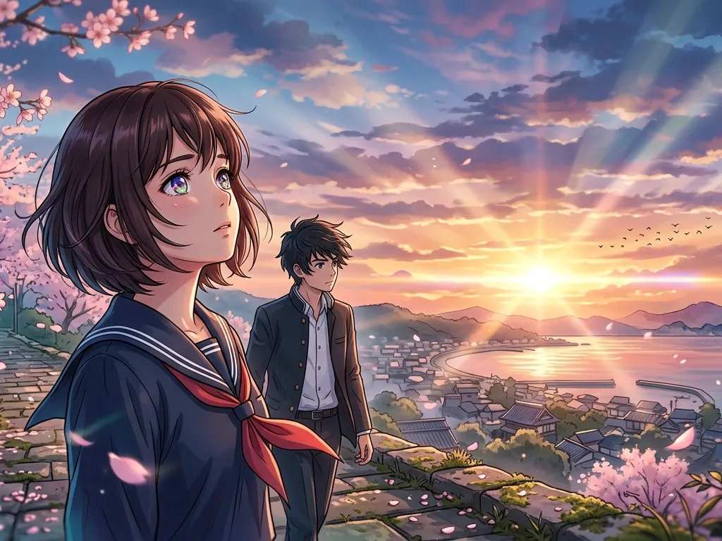 Cinematic Shinkai Dreamscape Keyframe