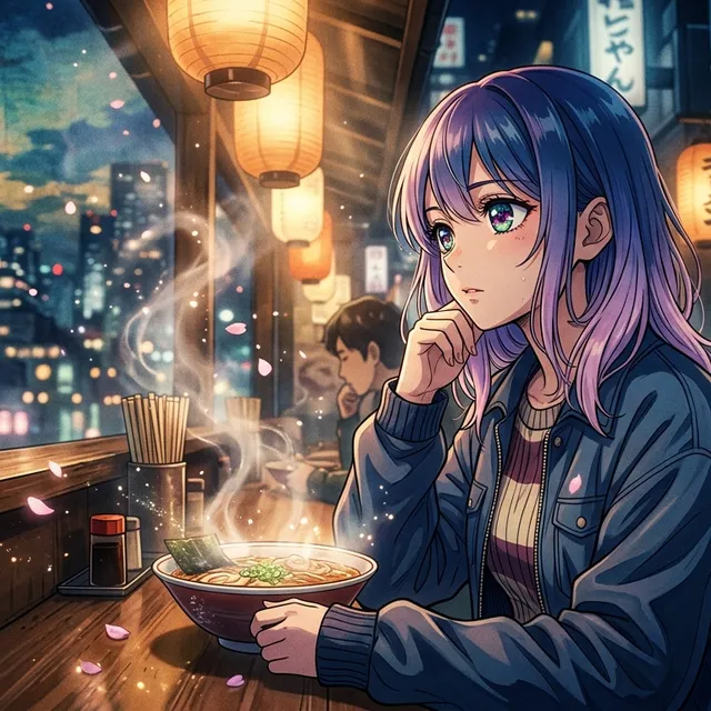 Cinematic Ufotable Ramen Night Keyframe
