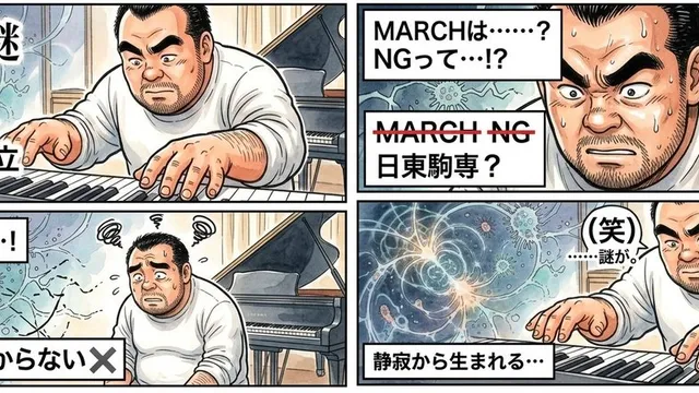 Comic / Storyboard - AI Image Generation Prompt for 4-Panel Manga: Academic Silence