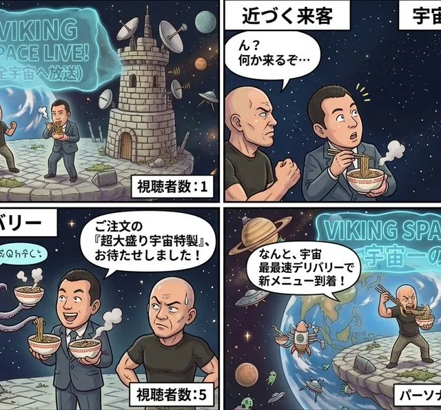 Comic / Storyboard - Four-Panel Manga: Personal Universe