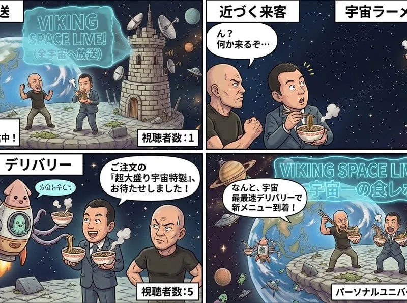 Comic / Storyboard - Four-Panel Manga: Personal Universe