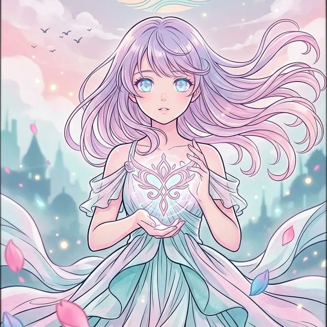 Ethereal Magical Girl Triadic Keyframe