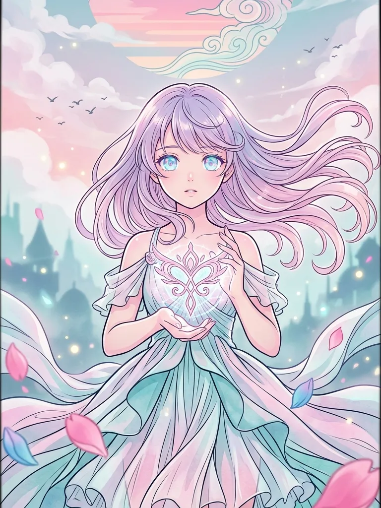 Ethereal Magical Girl Triadic Keyframe