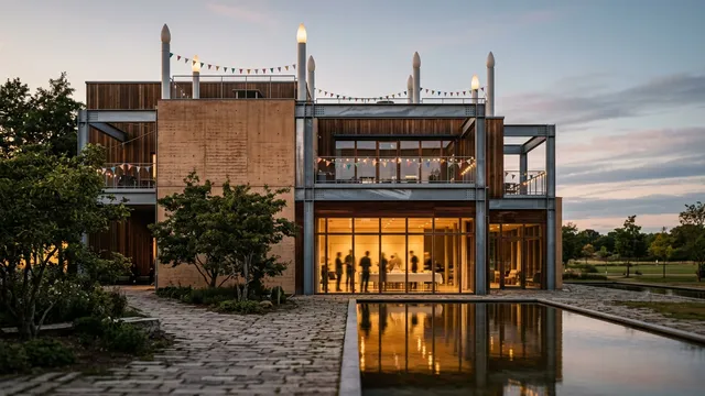 Golden Hour Tilt-Shift Architectural Masterpiece