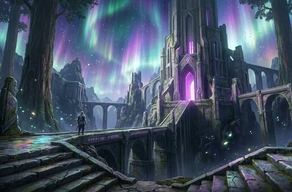 Epic Aurora Fantasy: Photorealistic Unreal Vision