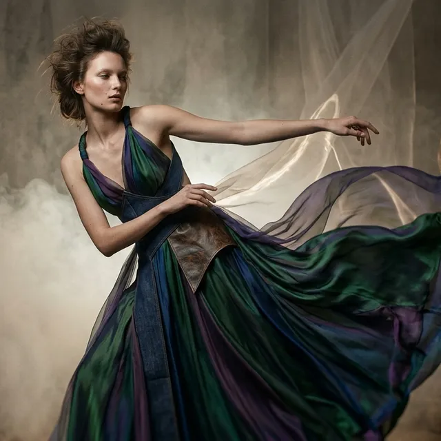 Bauhaus Twilight Boho Vogue Editorial