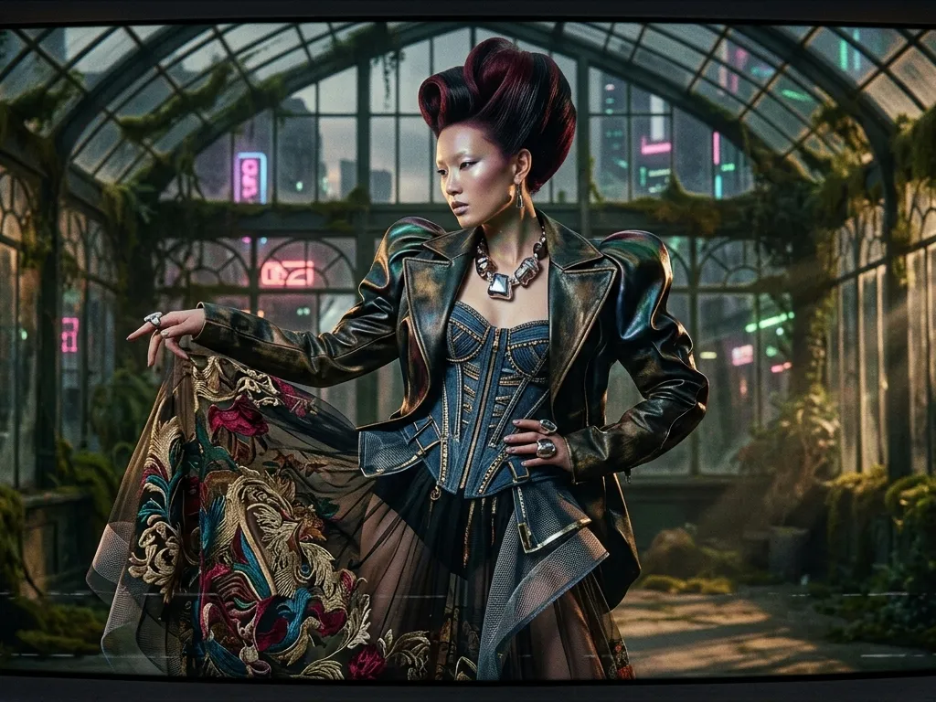 Vintage Dreamscape Haute Couture Editorial
