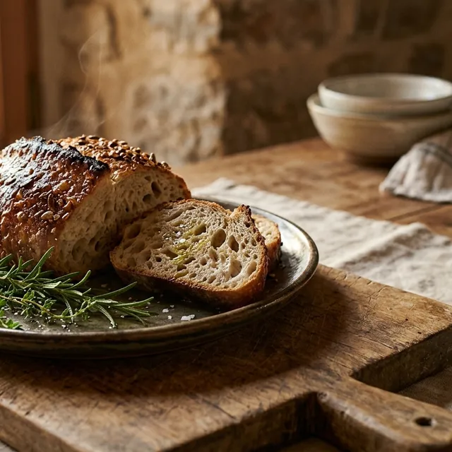 Golden Hour Rustic Gourmet Food Macro