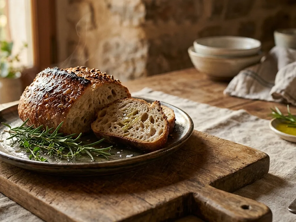 Golden Hour Rustic Gourmet Food Macro
