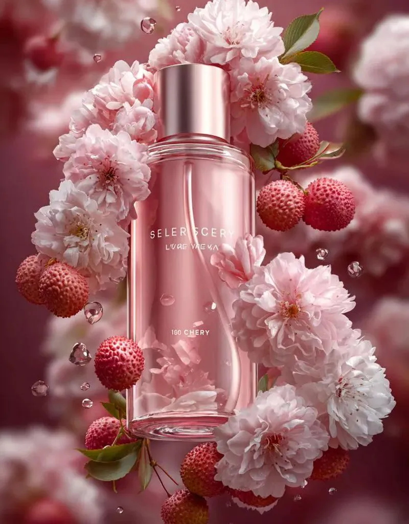 E-commerce Main Image - 3D Floating Cosmetic Bottle Product Shots