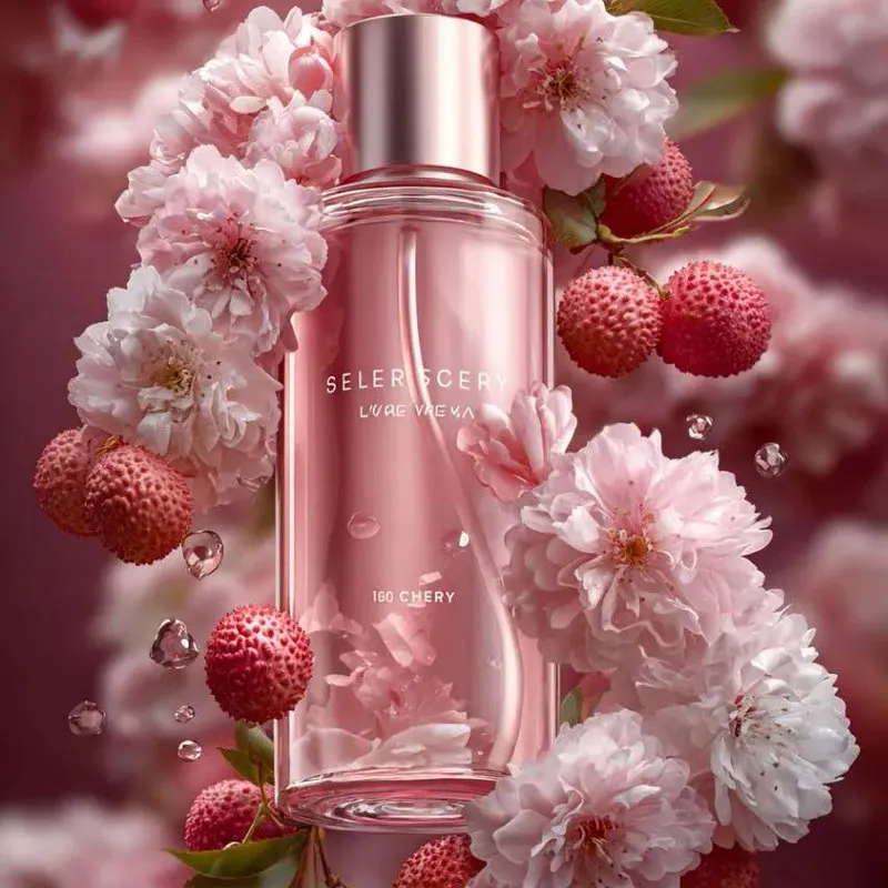 E-commerce Main Image - 3D Floating Cosmetic Bottle Product Shots