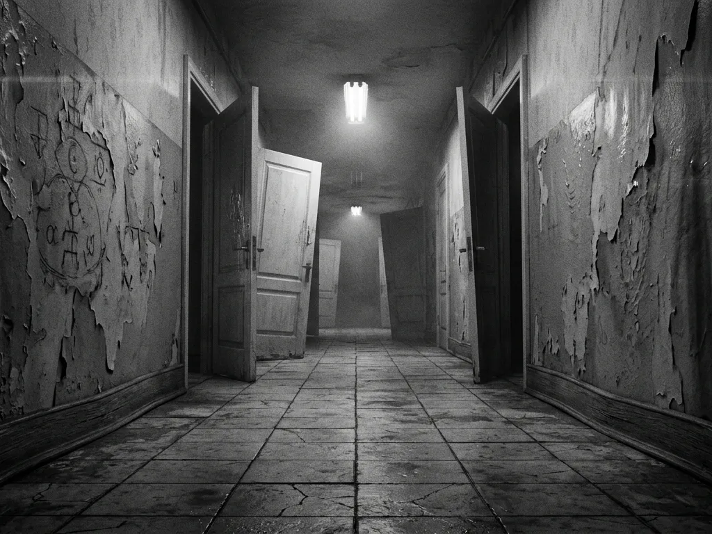 Cinematic Tenebrous Abandoned Hospital Horror