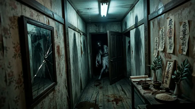 VHS Yurei Haunting: Tilt-Shift Psychological Horror