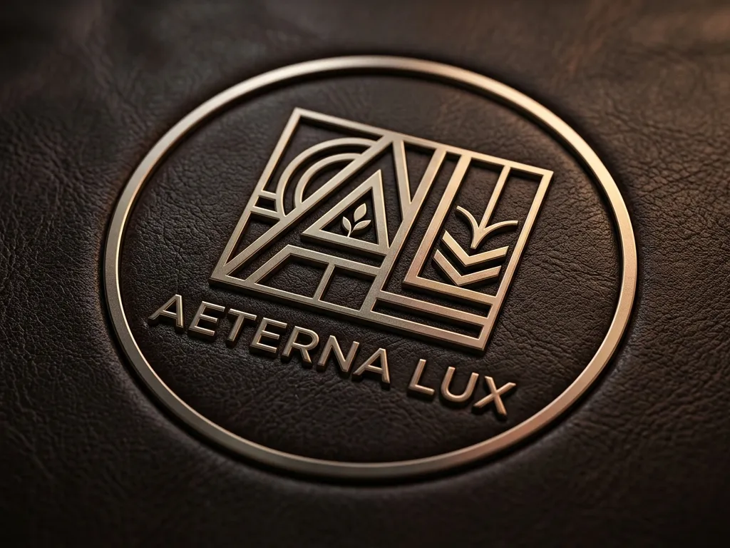 Chiaroscuro Bauhaus Embossed Logo