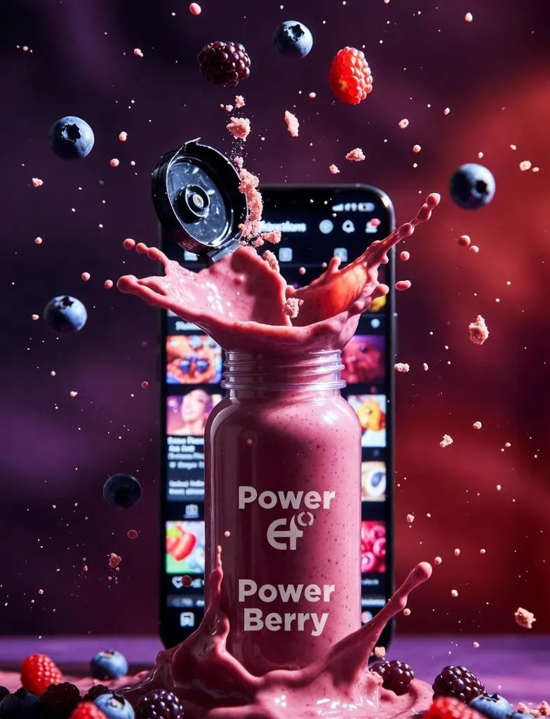 E-commerce Main Image - High-Energy Smoothie Product Shot