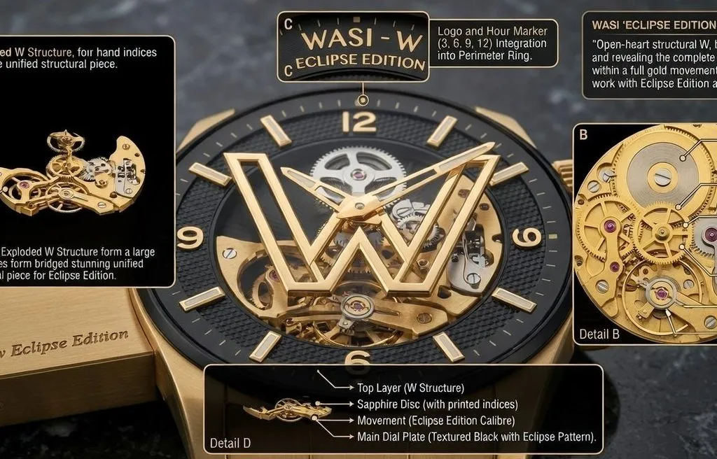 E-commerce Main Image - Macro Photograph of Luxury Watch