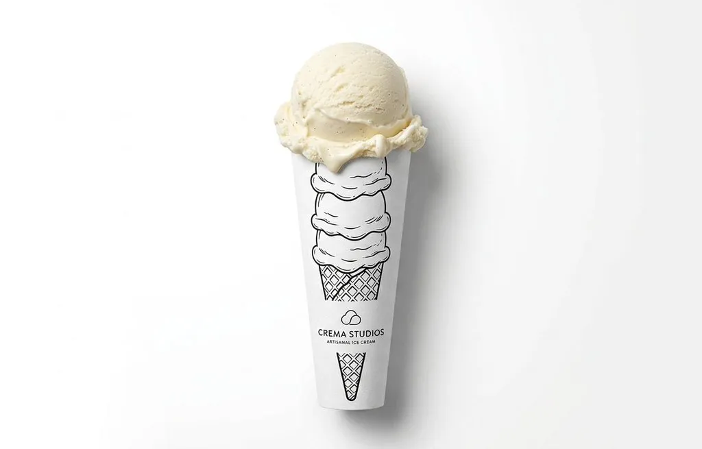E-commerce Main Image - Minimalist Food Illustration and Photorealism Blend