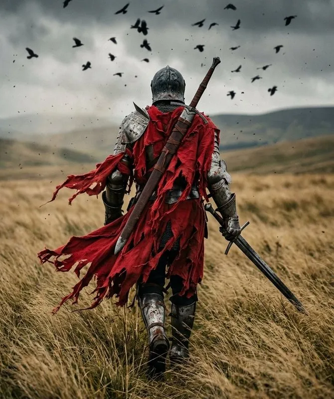 Game Asset - Dark Fantasy Knight Wallpaper Generation with Nano Banana 2