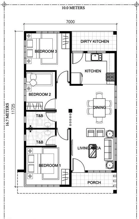 Infographic / Edu Visual - Photorealistic 3D Floor Plan Render with Furniture