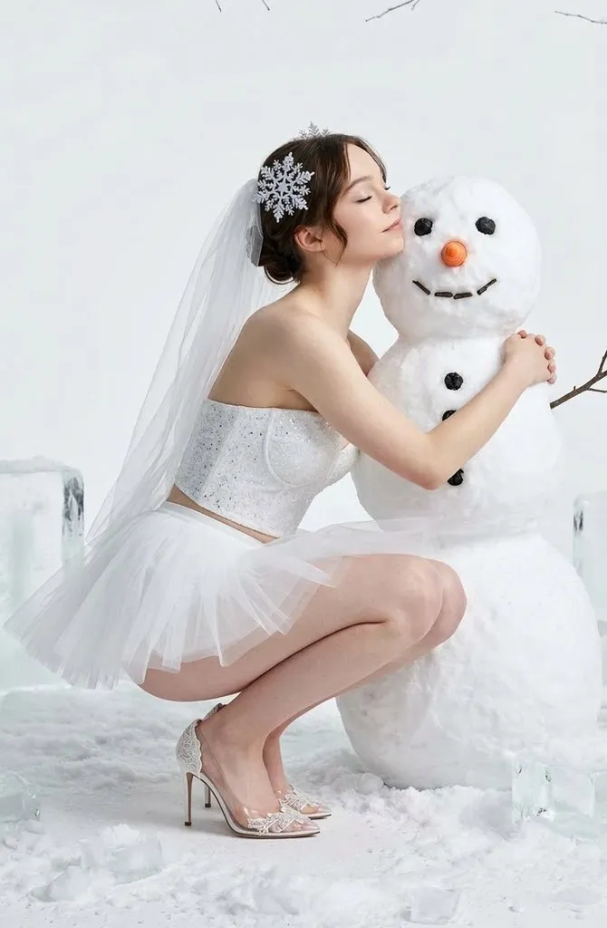 Product Marketing - Winter Fantasy Editorial with Emma Myers Lookalike