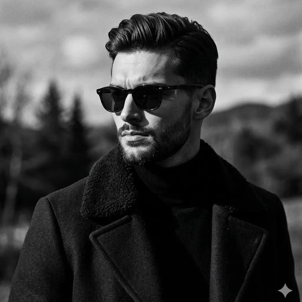 Social Media Post - High-Contrast Black and White Editorial Portrait Prompt for Nano Banana 2