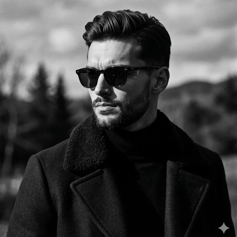 Social Media Post - High-Contrast Black and White Editorial Portrait Prompt for Nano Banana 2