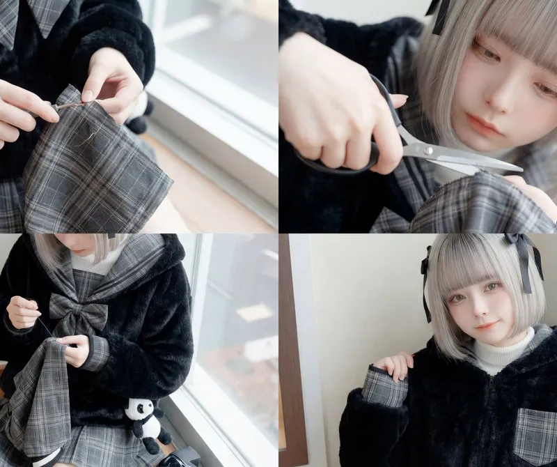 YouTube Thumbnail - ASMR Sewing/Crafting Video Prompt (GPT-5 Generated)