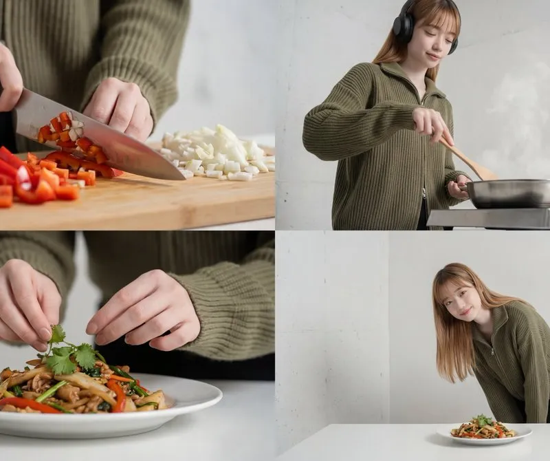 YouTube Thumbnail - Cinematic Food Short Video Prompt (Summary)