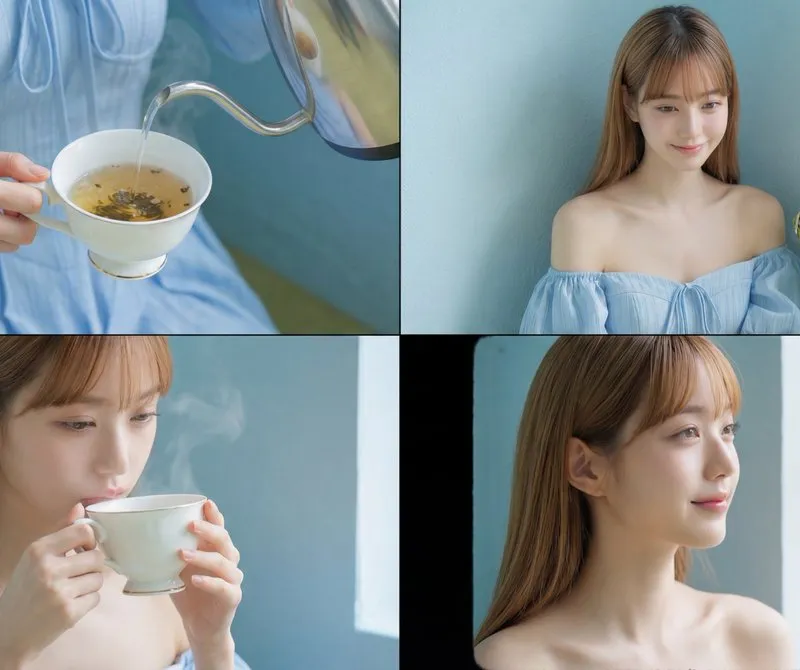 YouTube Thumbnail - Cinematic Tea Time Prompt (Shared for Image and Video Generation)