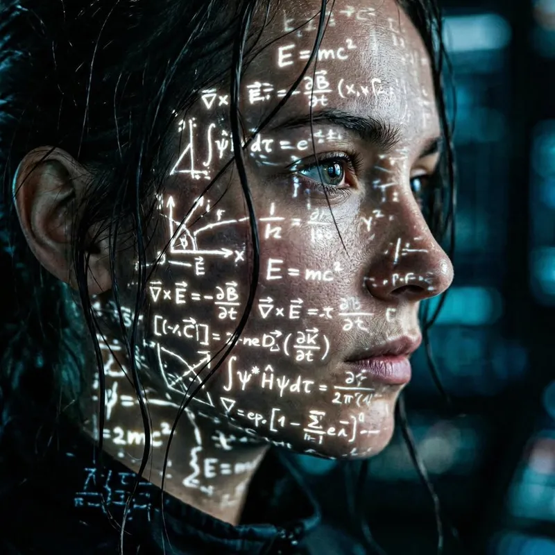 YouTube Thumbnail - Cyberpunk Science Portrait