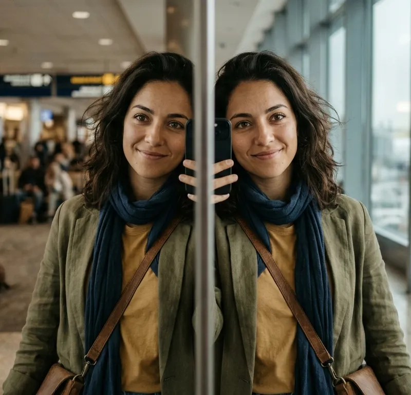 Airport Selfie Ideas