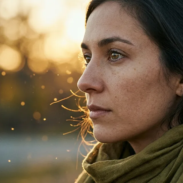 Kodachrome Golden Hour Tilt-Shift Portrait