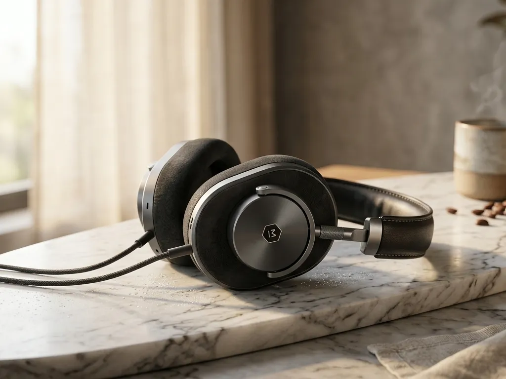 Cinematic Ultra-Premium Headphones Macro