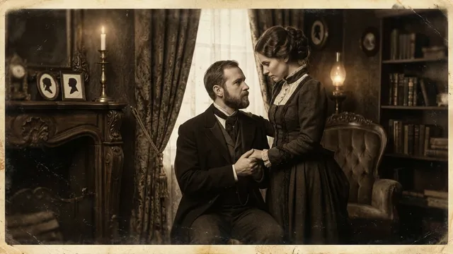 Victorian Psychedelic Sepia Noir