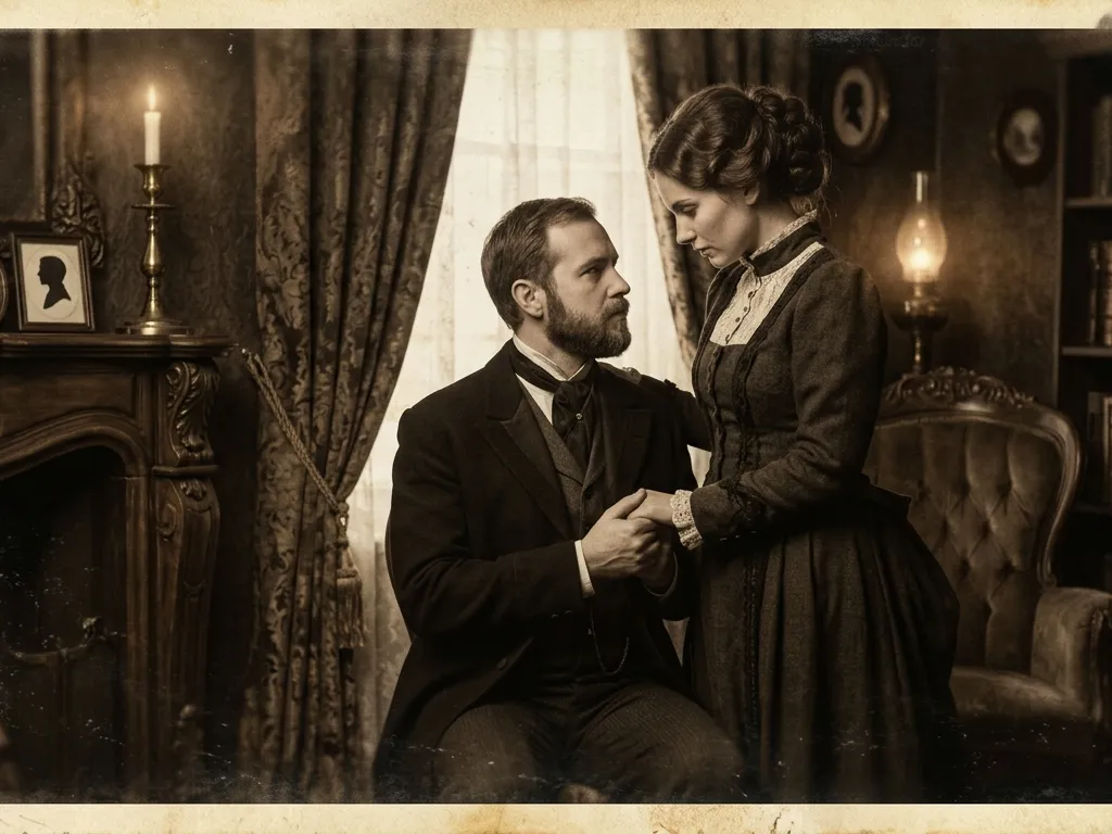 Victorian Psychedelic Sepia Noir