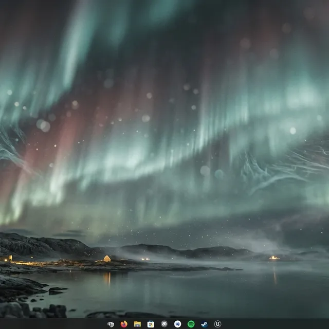 Aurora Noir OLED Cinematic Wallpaper