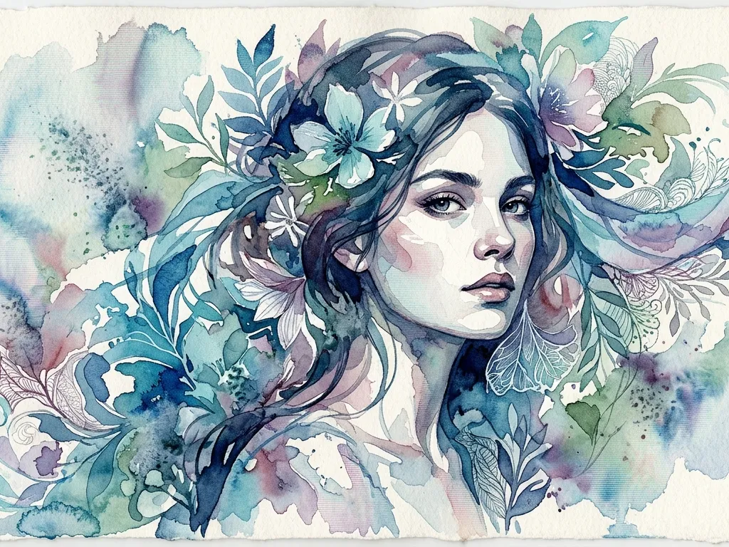Ethereal Masterclass Watercolor Portrait